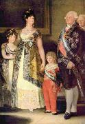 Francisco de Goya, Portrat der Familie Karls IV., Detail